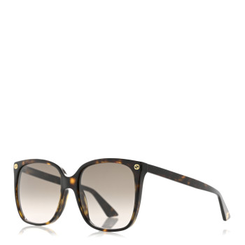 GUCCI Acetate GG Sunglasses GG0022S Tortoise
