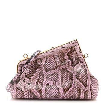 FENDI Snakeskin Small Fendi First Violetta