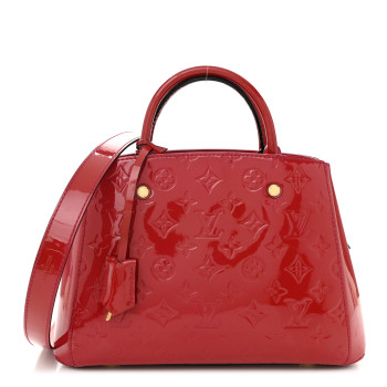 LOUIS VUITTON Vernis Montaigne BB Magenta