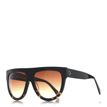 CELINE Shadow Sunglasses CL 41026/S Black Havana