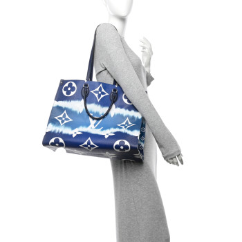 LOUIS VUITTON Monogram Escale Onthego GM Blue