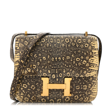 HERMES Lizard Constance 18 Ombre