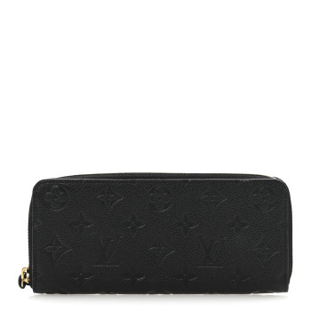 LOUIS VUITTON Empreinte Clemence Wallet Black