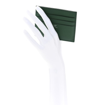 HERMES Evercolor H Sellier Card Holder Vert Moyen
