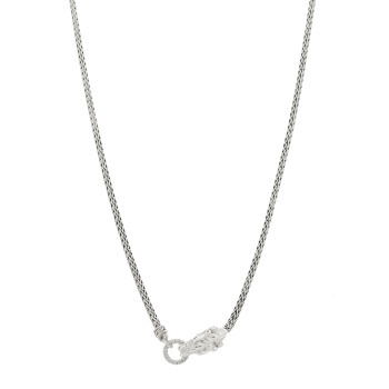 JOHN HARDY Sterling Silver Diamond Legends Naga Necklace