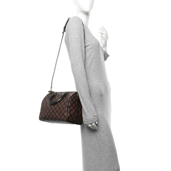 LOUIS VUITTON Damier Ebene Speedy Bandouliere 25