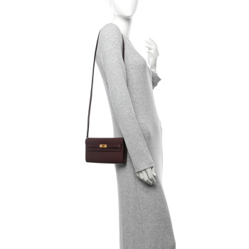 HERMES Epsom Kelly Wallet To Go Bordeaux