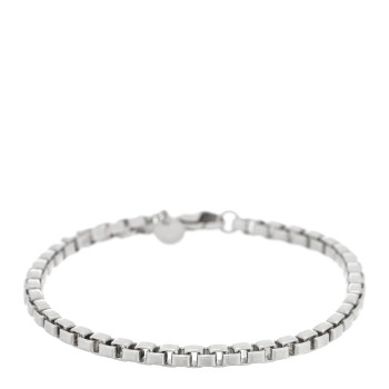 TIFFANY Sterling Silver 4mm Venetian Link Bracelet