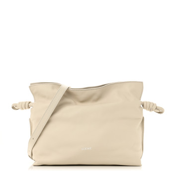 LOEWE Nappa Calfskin Medium Flamenco Knot Bag Sea Salt