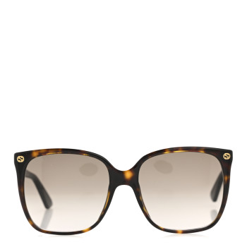 GUCCI Acetate GG Sunglasses GG0022S Tortoise