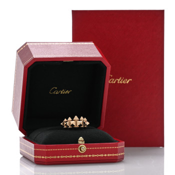 洗練ジュエリー【Cartier】Clash de Cartier ring Pink Gold CRN4765400 - Clash de Cartier ring Diamonds - Pink gold