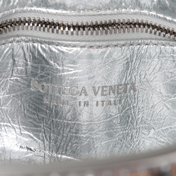 BOTTEGA VENETA Metallic Lambskin Padded Cassette Crossbody
