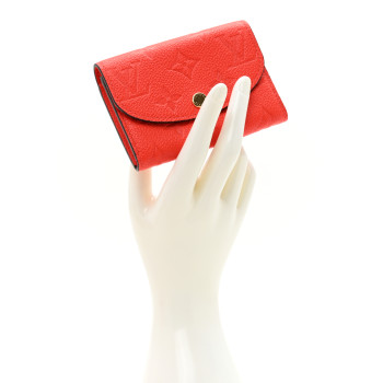 LOUIS VUITTON Empreinte Rosalie Coin Purse Tonic Orange