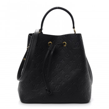 LOUIS VUITTON Empreinte Neonoe MM Black 933249 | FASHIONPHILE