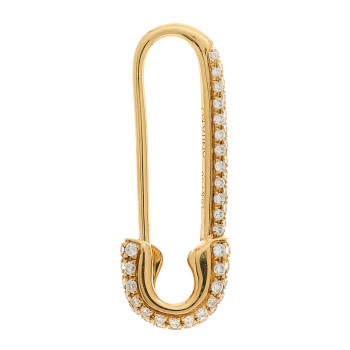 ANITA KO 18K Yellow Gold Diamond Safety Pin Earring