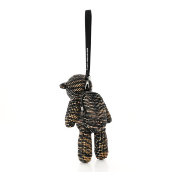◆ALEXANDER WANG◆ブラック Beiress リスレット ポーチ ALEXANDER WANG Crystal Mesh Beiress Wristlet Black 1435886