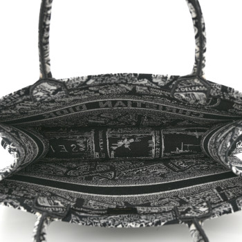 バッグ Christian Dior Book Tote (Plan de Paris) CHRISTIAN DIOR Canvas Embroidered Medium Plan De Paris Book