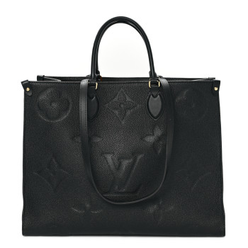 LOUIS VUITTON Empreinte Monogram Giant Onthego GM Black