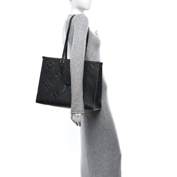 LOUIS VUITTON Empreinte Monogram Giant Onthego GM Black