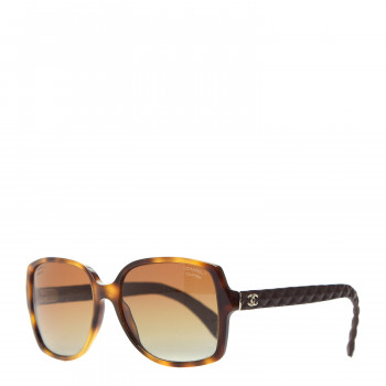 るい CHANEL Quilted CC Sunglasses 5289-Q Tortoise 781793