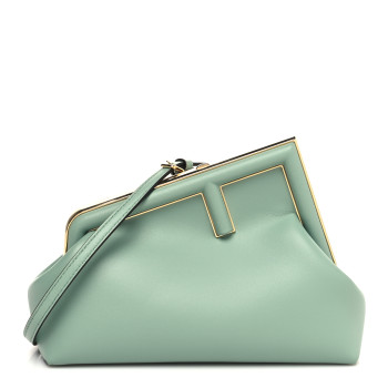 FENDI Shiny Nappa Small Fendi First Menta