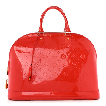 LOUIS VUITTON Vernis Alma MM Rouge Grenadine