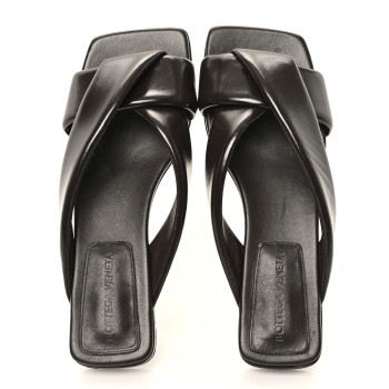 BOTTEGA VENETA Cushion Lux Riva Flat Sandals 36 Fondant
