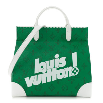 LOUIS VUITTON Vintage Monogram Everyday LV Litter Green