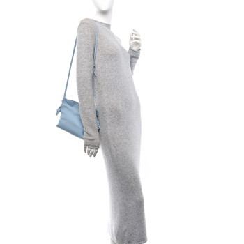 LOEWE Nappa Flamenco Mini  Knot Bag Dusty Blue