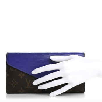 LOUIS VUITTON Monogram Epi Marie-Lou Long Wallet Figue