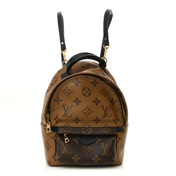 LOUIS VUITTON Reverse Monogram Palm Springs Backpack Mini