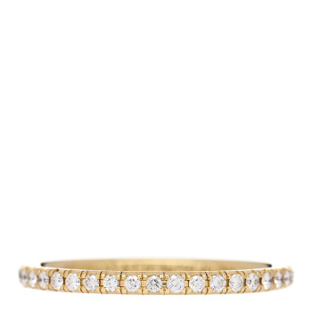 TIFFANY 18K Yellow Gold Diamond Metro Band Ring 49 5