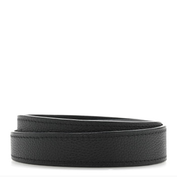 LOUIS VUITTON Taurillon Shoulder Strap Black