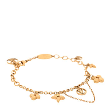 LOUIS VUITTON Metal Monogram Blooming Supple Bracelet