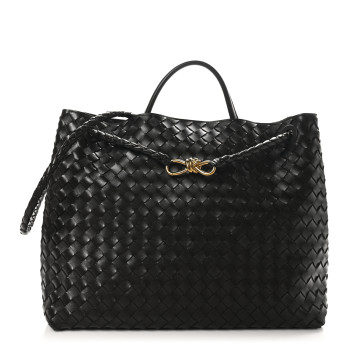 BOTTEGA VENETA Nappa Intrecciato Large Andiamo Shoulder Bag Fondant