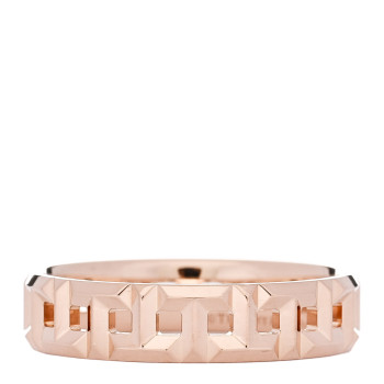 TIFFANY 18K Rose Gold T True Wide Ring 66 11.5