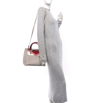 FENDI Vitello Elite Monster Petite 2Jours Tote Polvere Ribes Multicolor