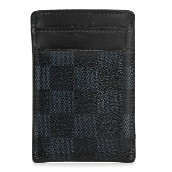 LOUIS VUITTON Damier Graphite Pince Card Holder Bill Clip