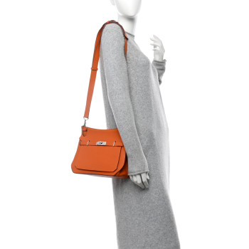 HERMES Taurillon Clemence Jypsiere 28 Orange