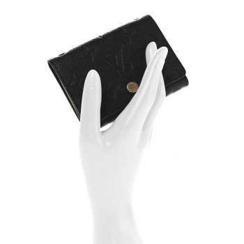 LOUIS VUITTON Empreinte Business Card Holder Black