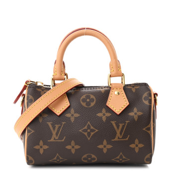 LOUIS VUITTON Monogram Nano Speedy Bandouliere