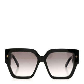 LOUIS VUITTON Rendez-Vous Square Sunglasses Z1564E Black