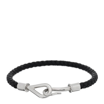 HERMES Swift Jumbo Hook Bracelet T3 Black