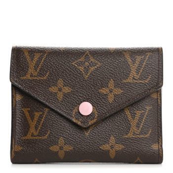 LOUIS VUITTON Monogram Victorine Wallet Rose Ballerine