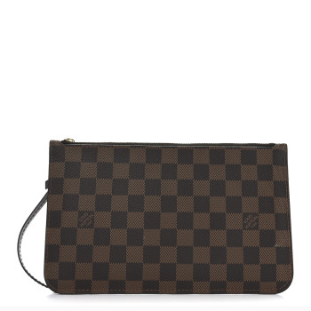 LOUIS VUITTON Damier Ebene Neverfull MM GM Pochette