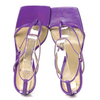 BOTTEGA VENETA Lambskin Studded Stretch Multi Strap 90mm Sandals 39 Clematis 39 Clematis
