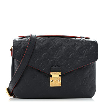 LOUIS VUITTON Empreinte Pochette Metis Marine Rouge