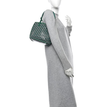 GOYARD Goyardine Reversible Mini Anjou Green