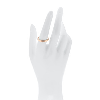 TIFFANY 18K Rose Gold Narrow T True Ring 57 8