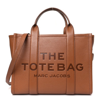 MARC JACOBS Grained Calfskin Medium The Tote Bag Argan Oil